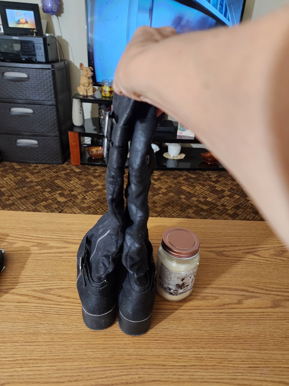 Black Platform Boots